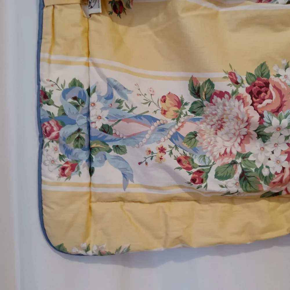 Croscill Vintage Princess Floral & Wide Stripe Standard Shams **Single**